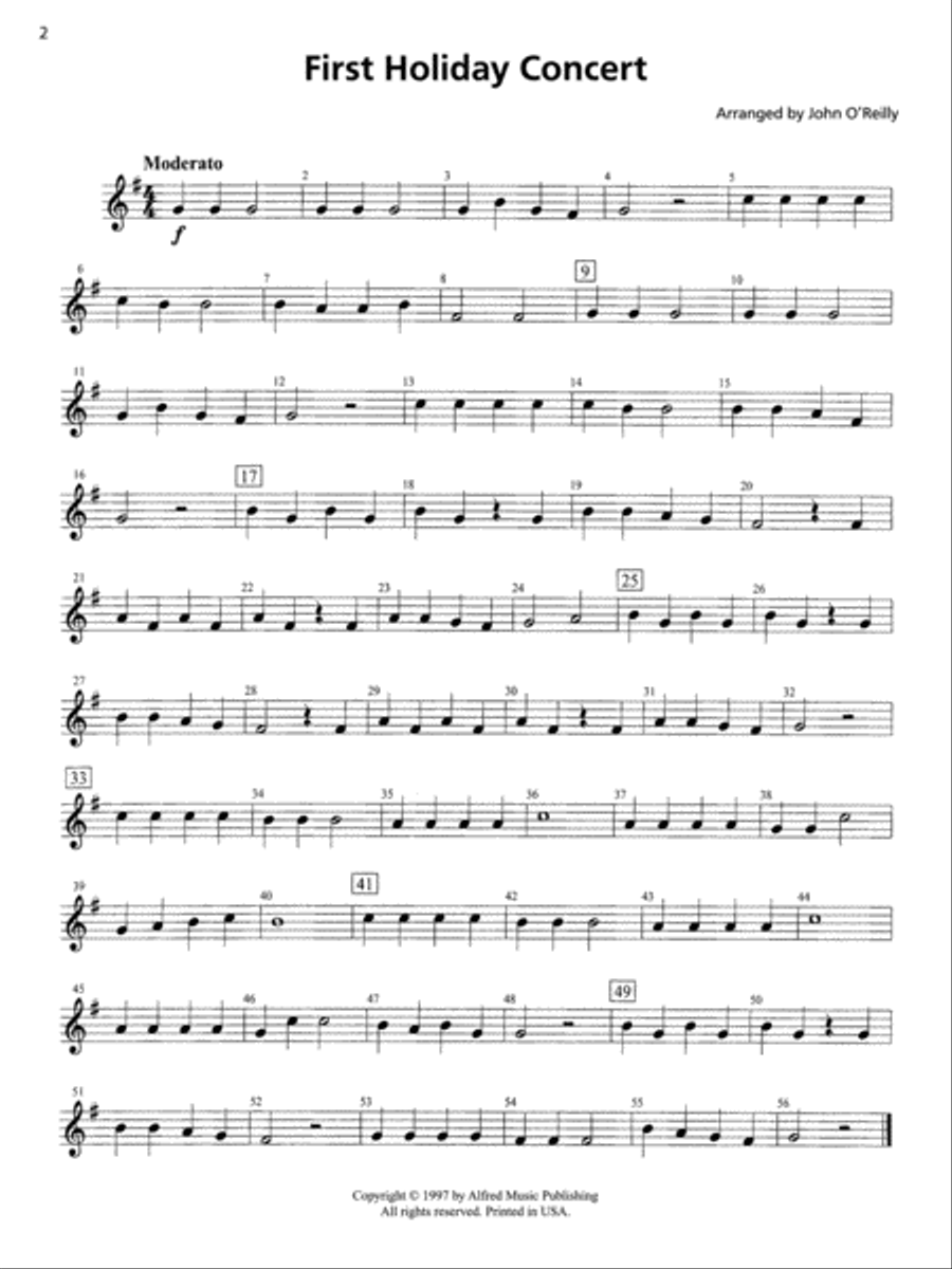 Accent on Performance Holiday Collection Concert Band scores gallery preview page 3