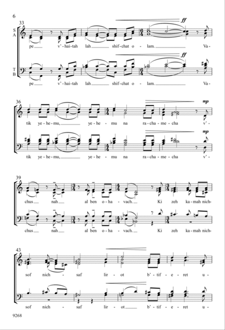 Y'did Nefesh Y'did Nefesh Divisi scores gallery preview page 6