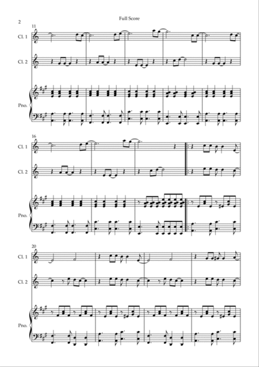 You Got It Woodwind Duet scores gallery preview page 2