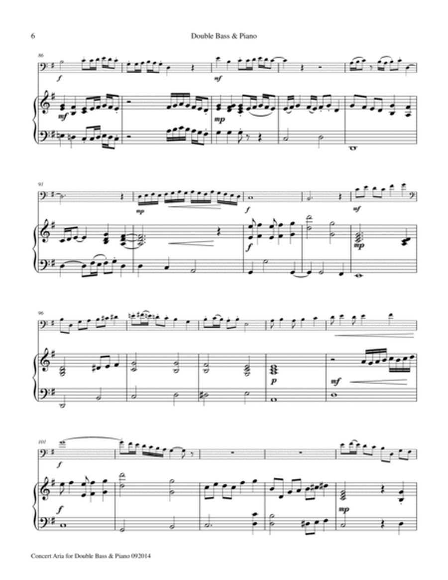 Concert Aria for Double Bass & Piano image number null