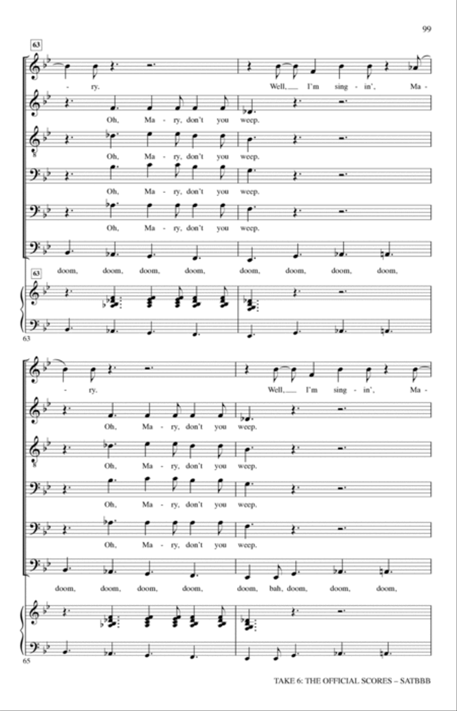 Mary Mary A Cappella scores gallery preview page 17