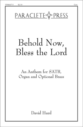 Book cover for Behold Now Bless the Lord