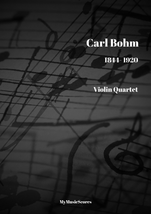 Book cover for Bohm Violin Quartet