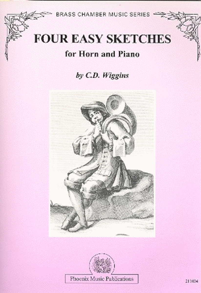 Wiggins - 4 Easy Sketches For Horn/Piano