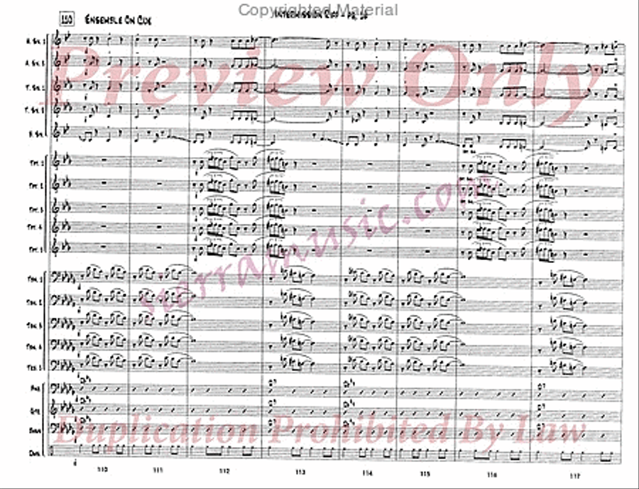 Intermission Riff Jazz Ensemble scores gallery preview page 17