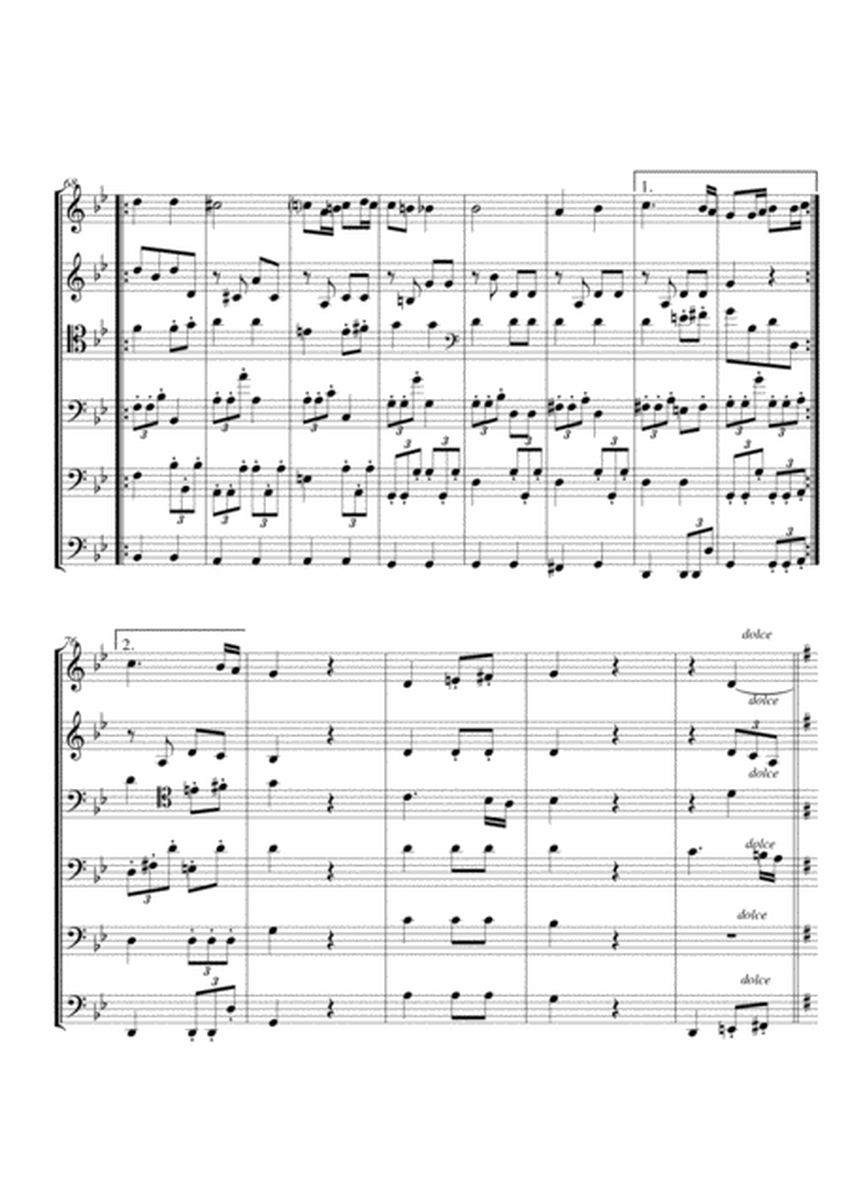 Symphony Nr. 07, Op. 92 "II. Allegretto"