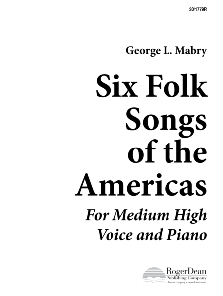 Six Folk Songs of the Americas