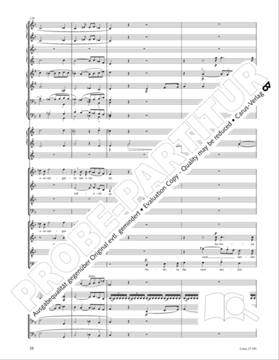 Te Deum Te Deum 4-Part scores gallery preview page 39