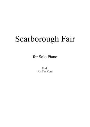 Book cover for Scarborough Fair for Piano