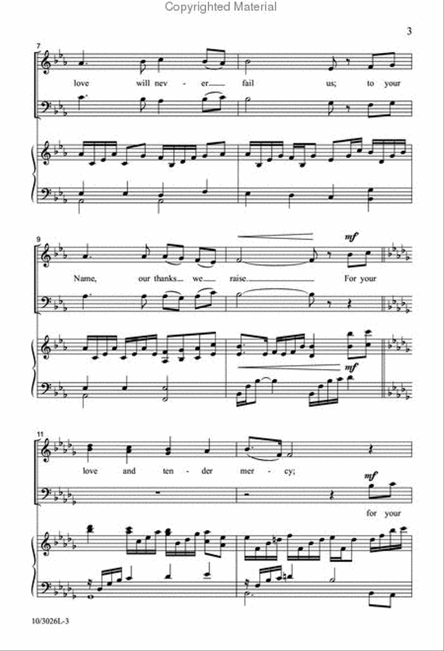 A Grateful Heart A Grateful Heart 4-Part scores gallery preview page 3