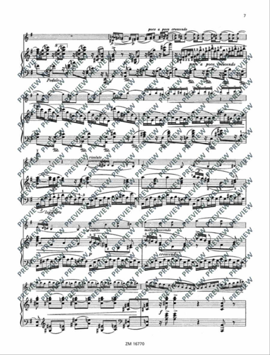 Sonata No. 2 G major Violin Solo scores gallery preview page 8