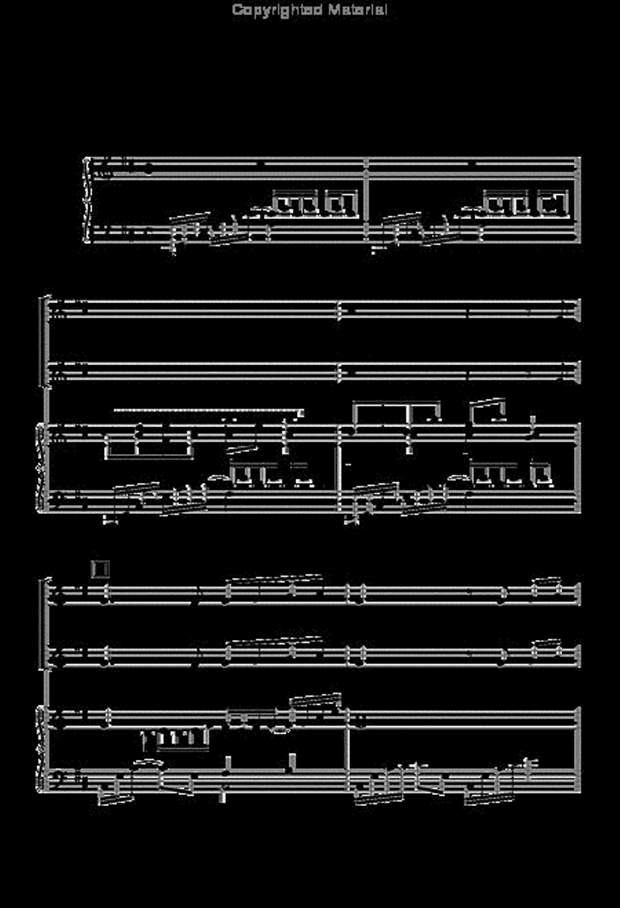 The Moon is Distant from the Sea - SATB Octavo 4-Part scores gallery preview page 2