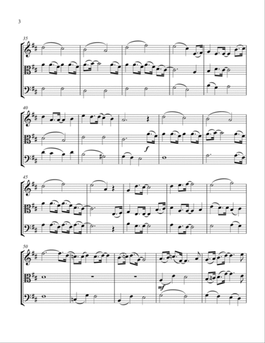 A Marshmallow World A Marshmallow World String Trio scores gallery preview page 4