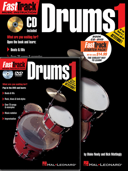 FastTrack Drums Method Starter Pack - Book/CD/DVD