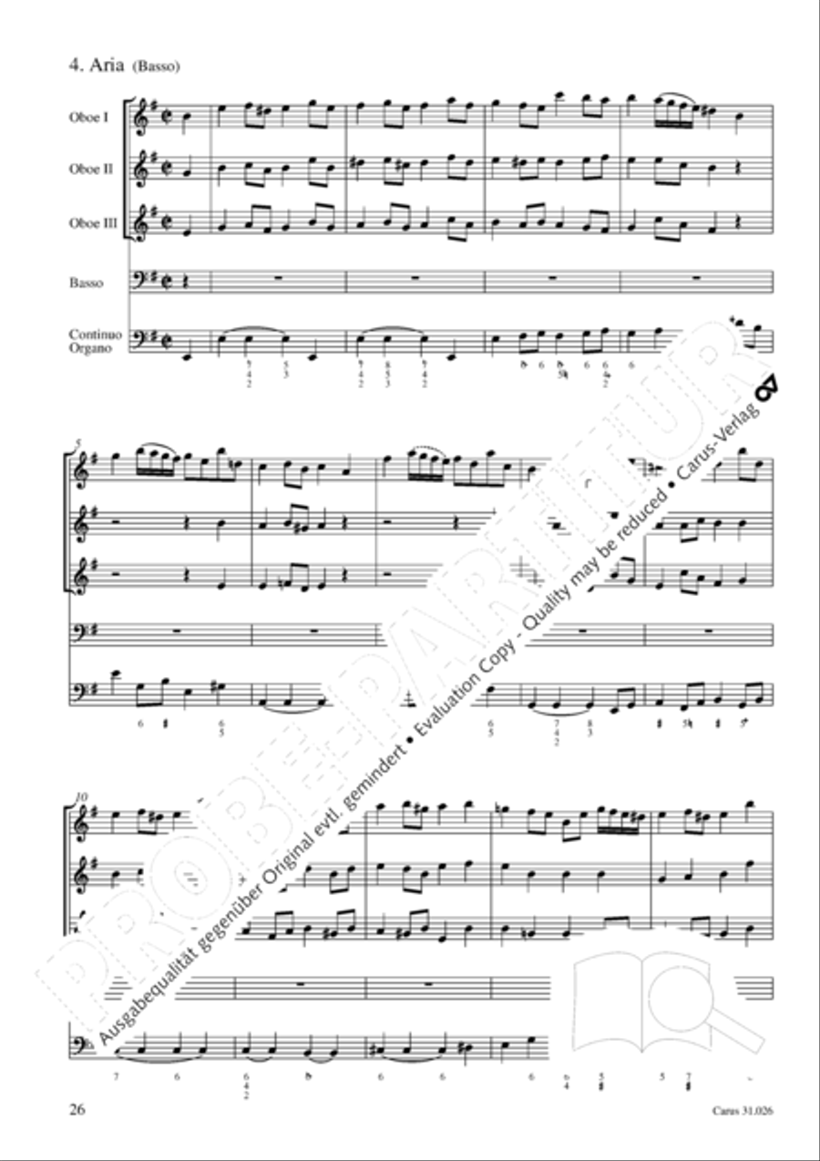 Ah, how fleeting, ah, how futile (Ach wie fluchtig, ach wie nichtig) 4-Part scores gallery preview page 27
