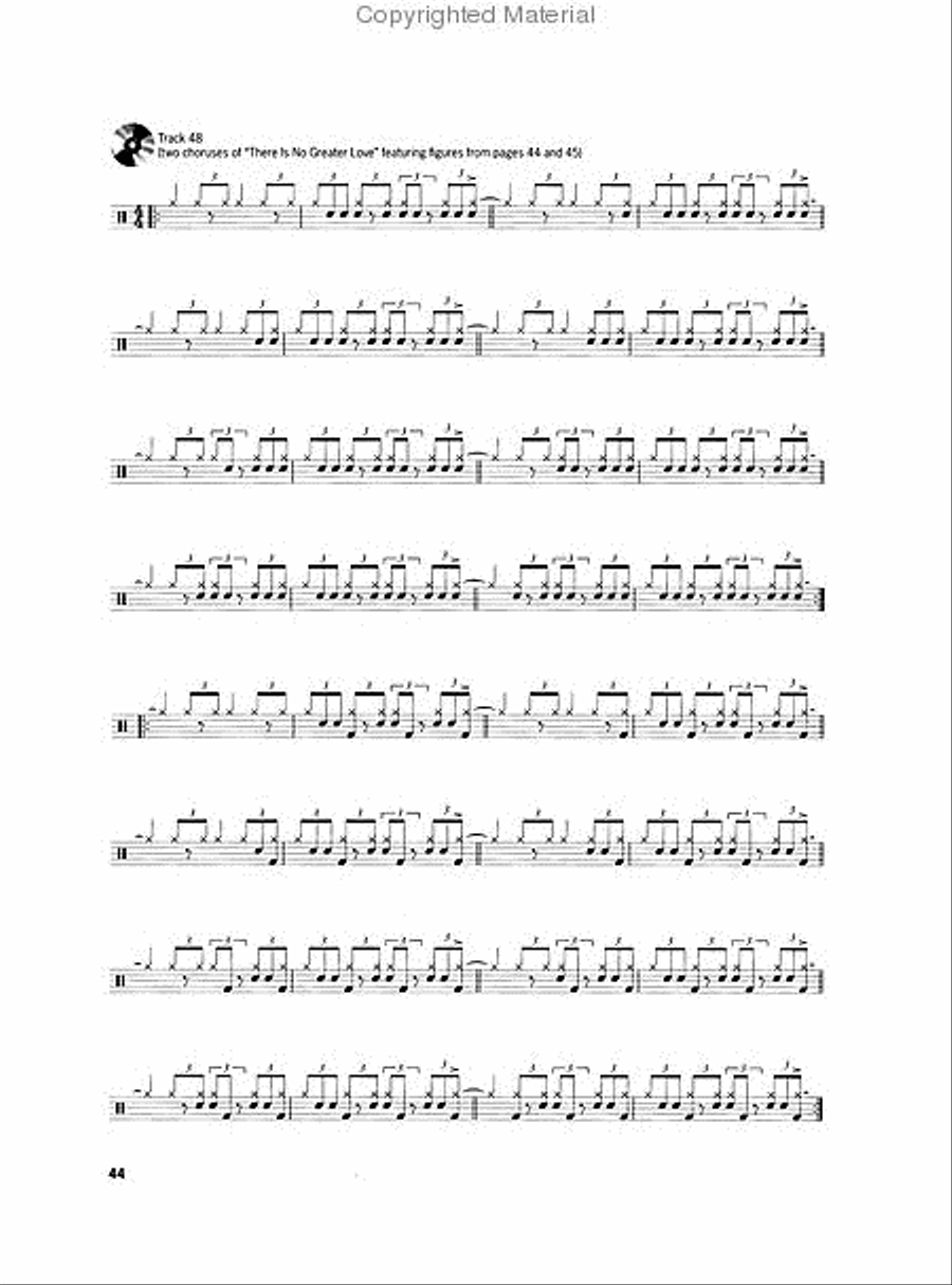Straight-Ahead Jazz Drumming Drums scores gallery preview page 4