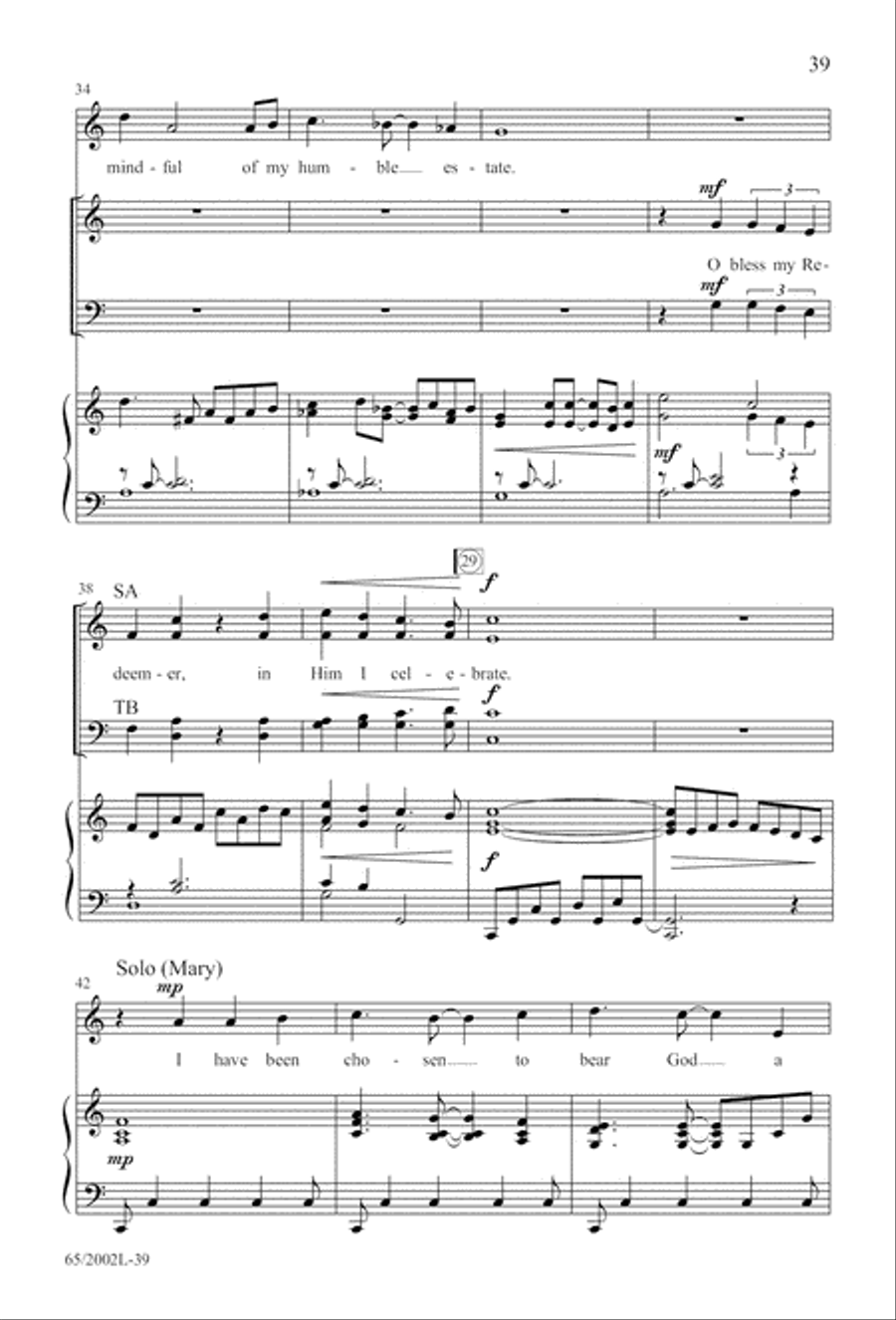 And This Shall Be a Sign And This Shall Be a Sign 4-Part scores gallery preview page 40