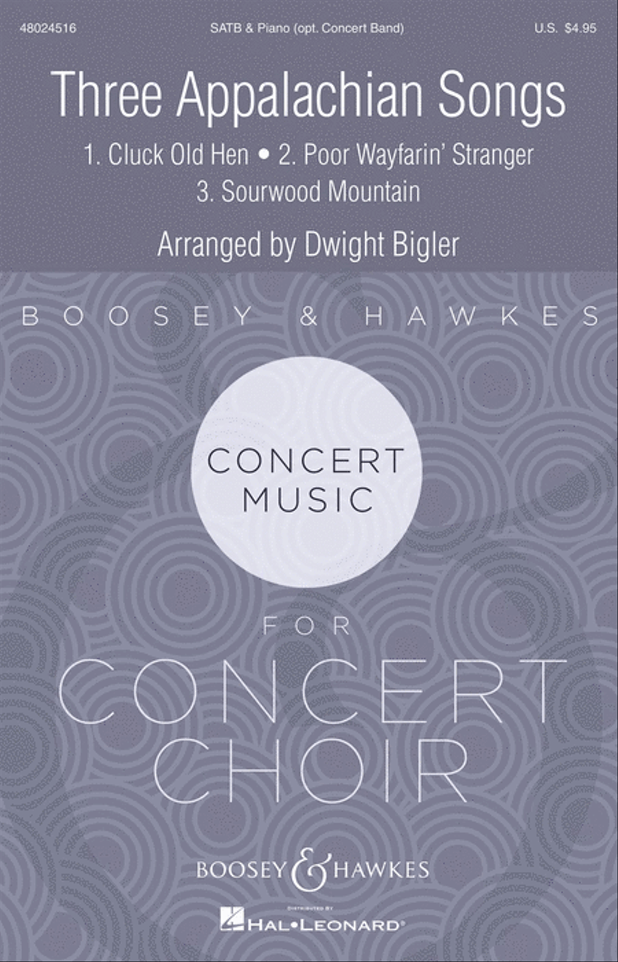 Three Appalachian Songs 4-Part scores gallery preview page 1