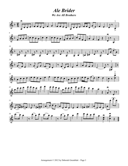 Klezmer Trios for Strings - Violin A