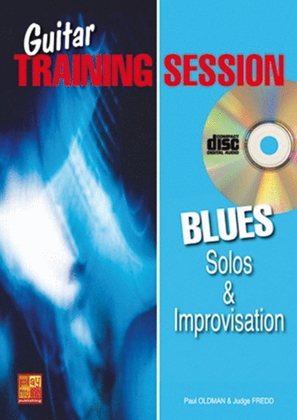 Book cover for Guitar Training Session: Blues Solos & Improvisati
