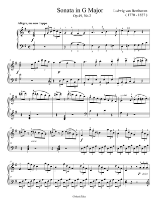 Beethoven Sonata in G Major Op.49 No.2 1st movement