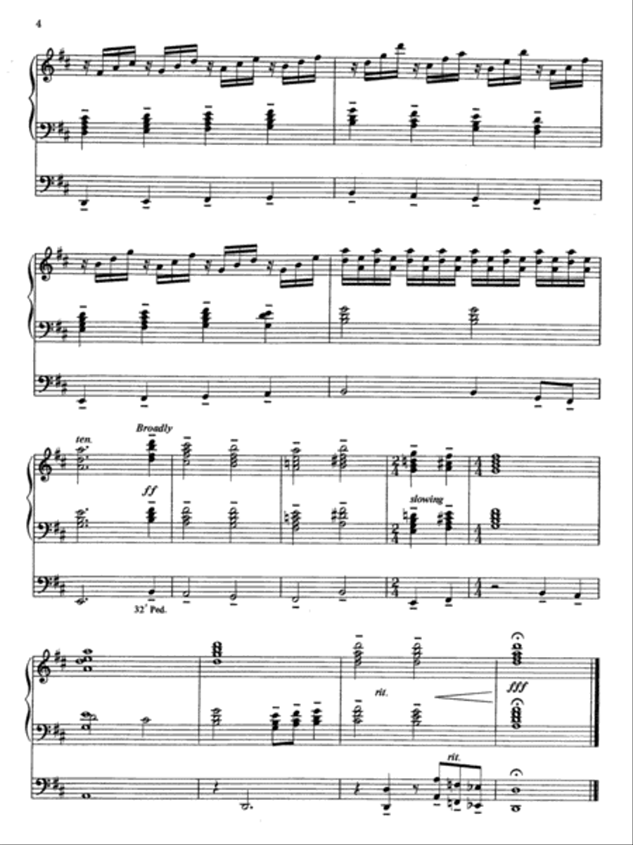 Twelve Toccatas for Organ Organ Solo scores gallery preview page 5