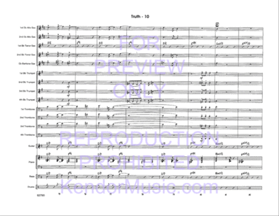 Truth Truth Jazz Ensemble scores gallery preview page 11