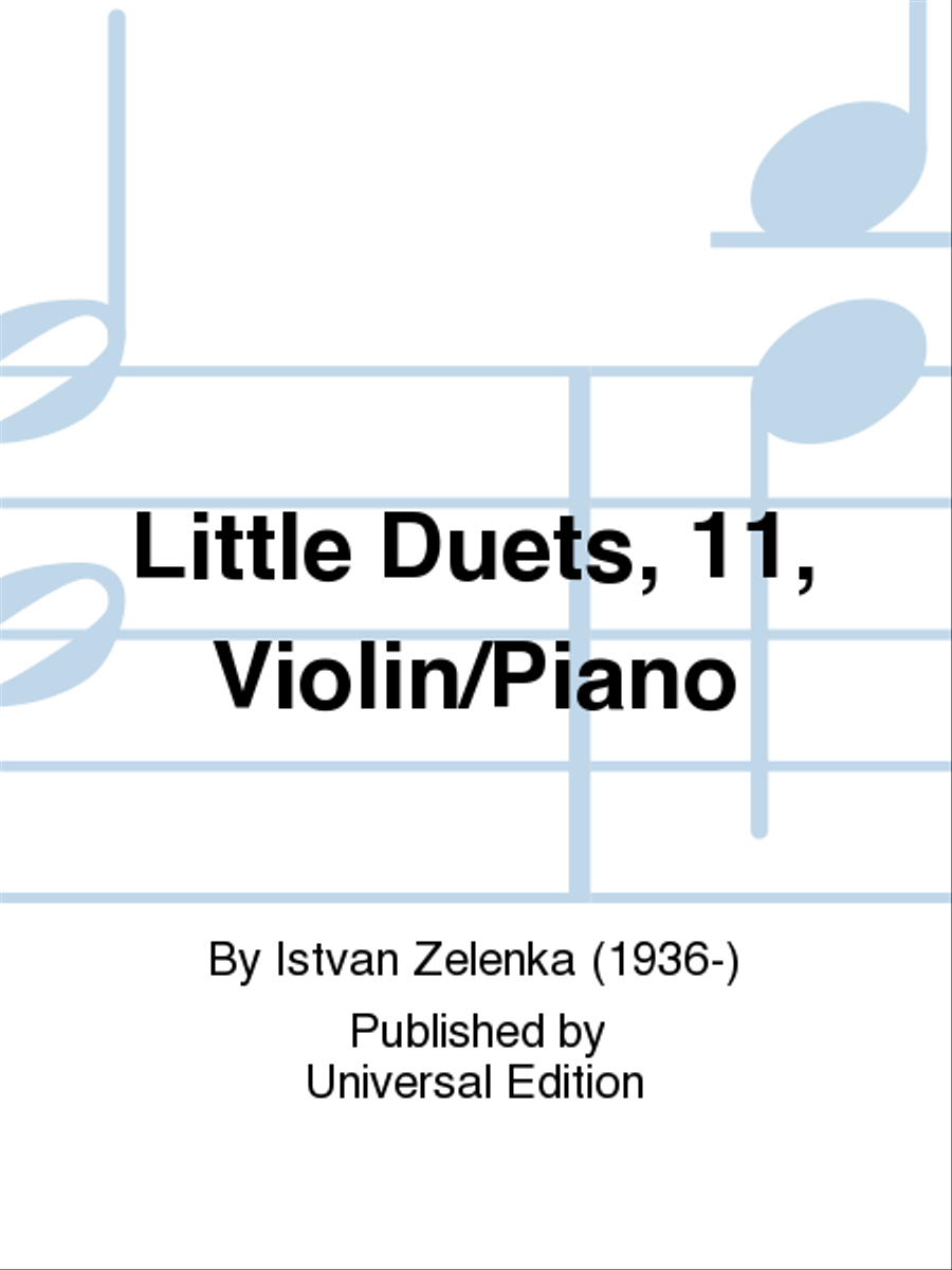 Little Duets, 11, Violin/Piano Violin scores gallery preview page 1