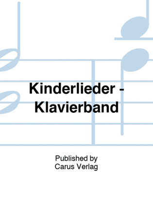Book cover for Kinderlieder - Klavierband