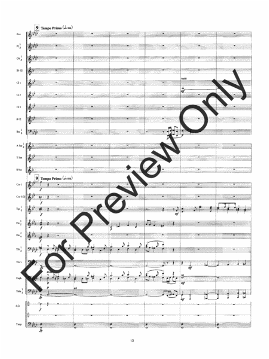 Symphony #3 Slavyanskaya - Full Score