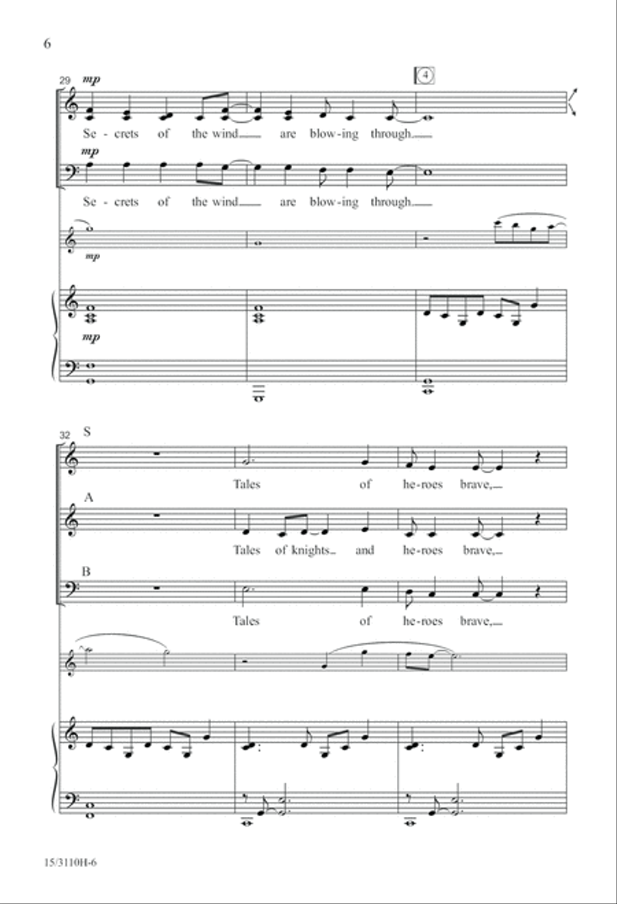 Secrets of the Wind Secrets of the Wind 3-Part scores gallery preview page 6