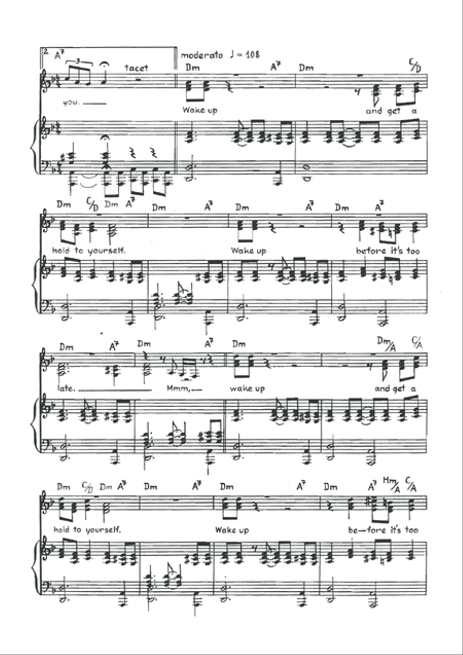 Wake up now Voice scores gallery preview page 4