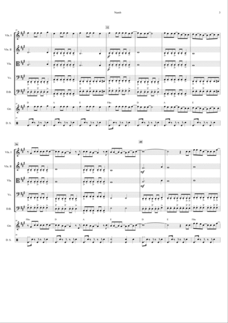 Numb String Orchestra scores gallery preview page 4