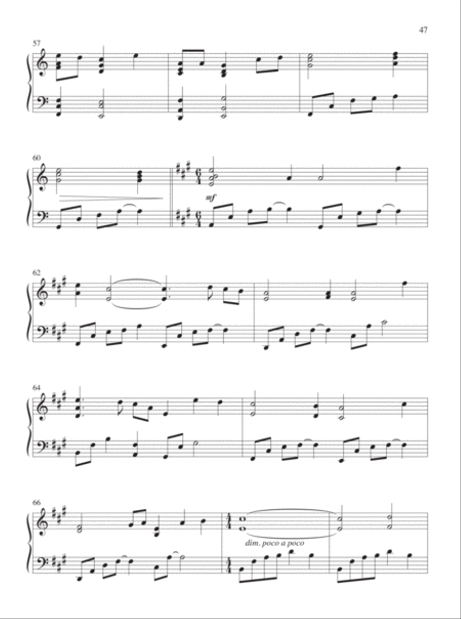 A Still and Silent Night A Still and Silent Night Piano Solo scores gallery preview page 23
