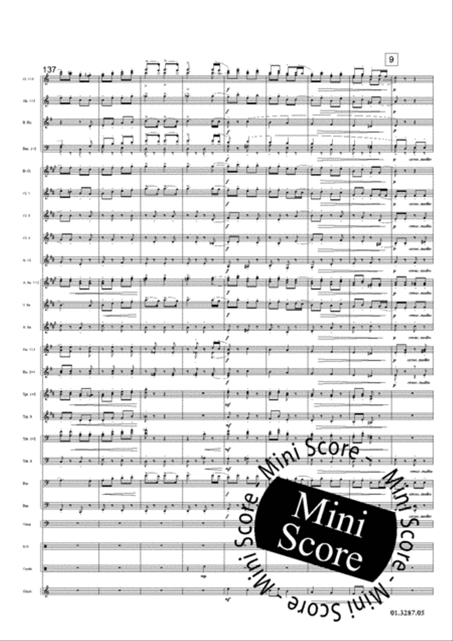 The Dam Busters Concert Band scores gallery preview page 22
