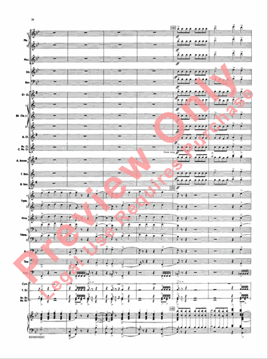 Festivo - Cs Concert Band scores gallery preview page 27