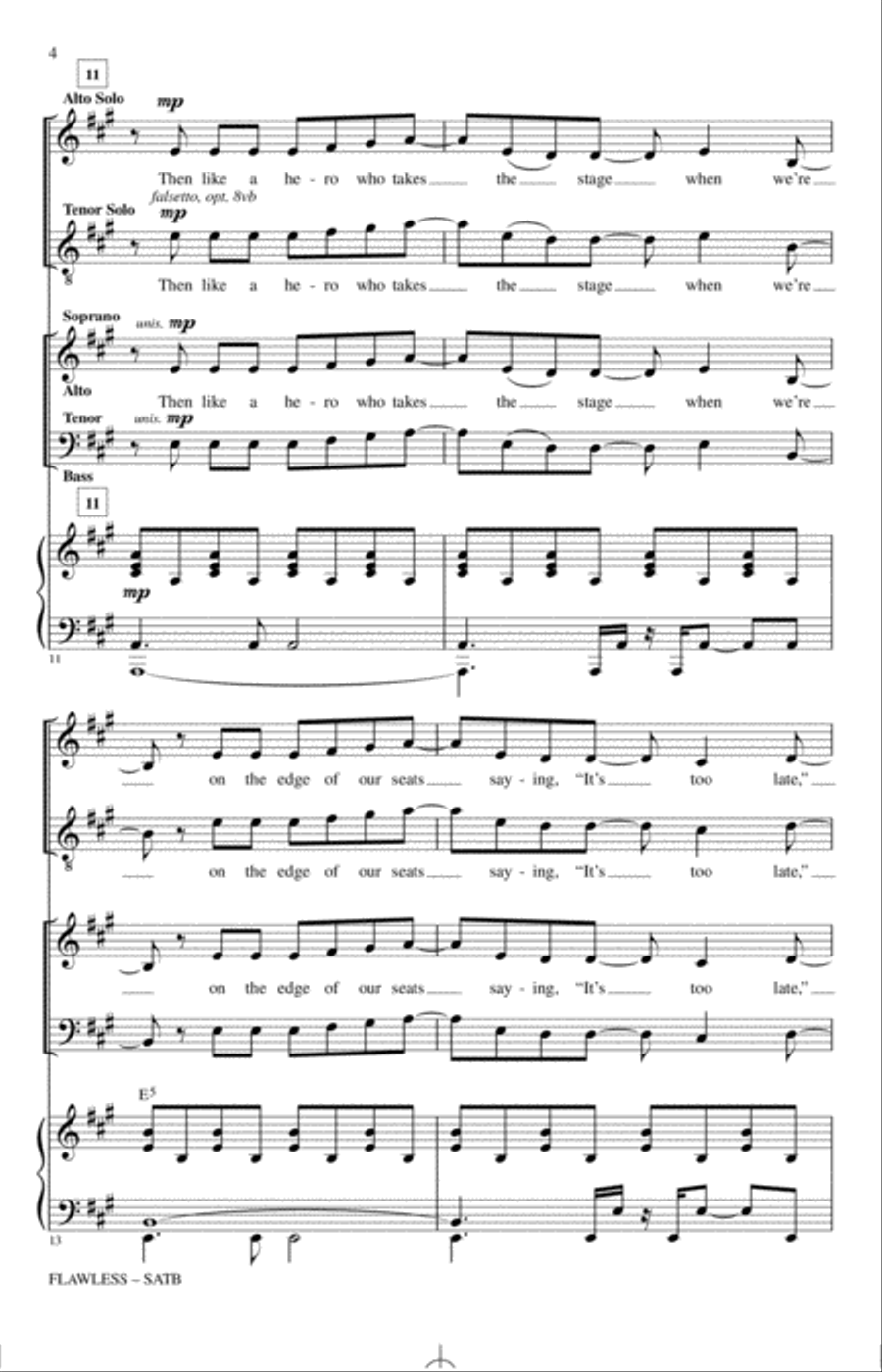 Flawless 4-Part scores gallery preview page 3