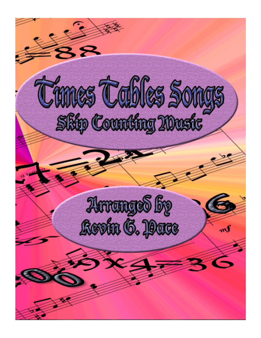 Times Tables Songbook Unison Choir scores gallery preview page 1