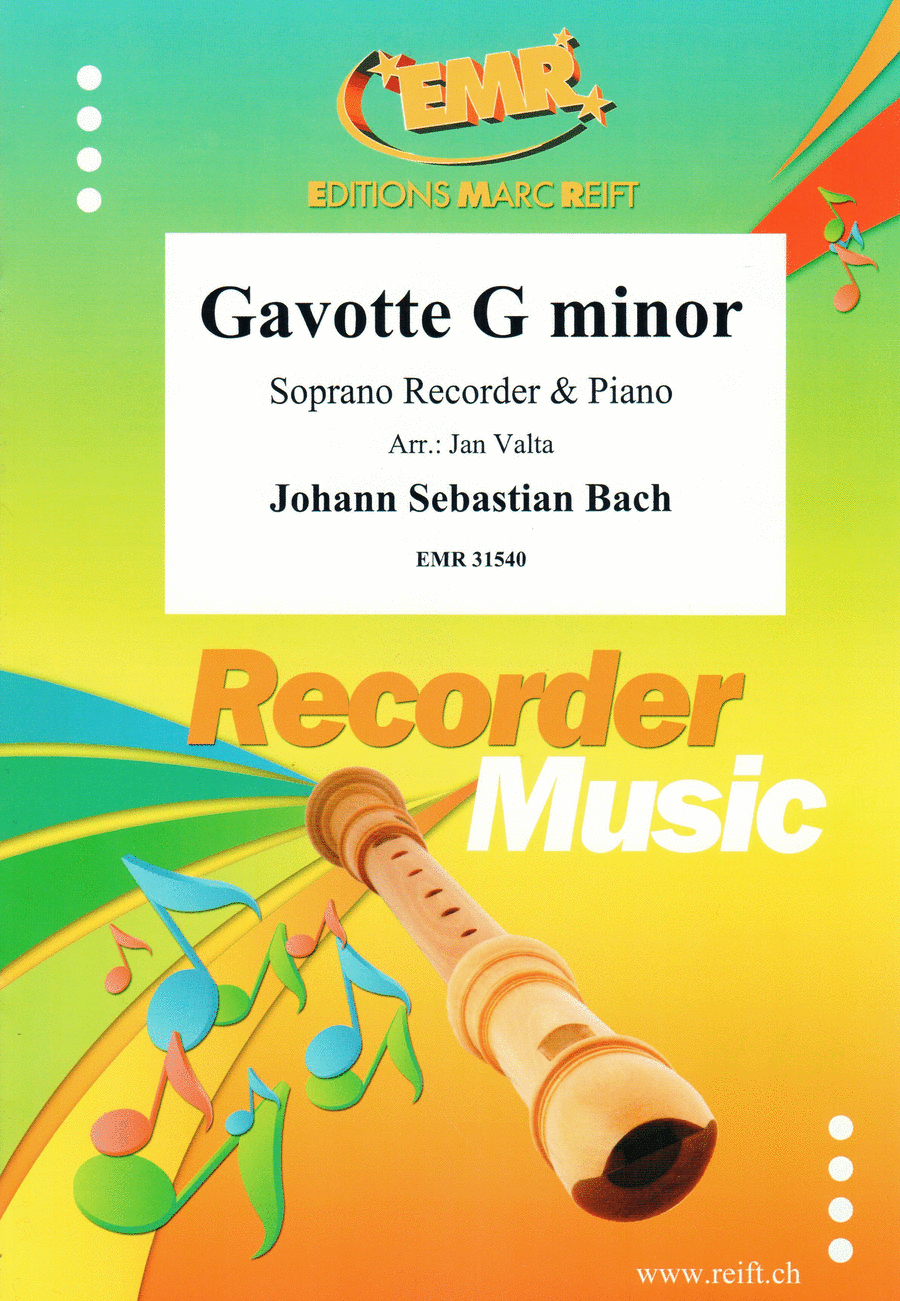 Gavotte G minor Soprano Recorder scores gallery preview page 1