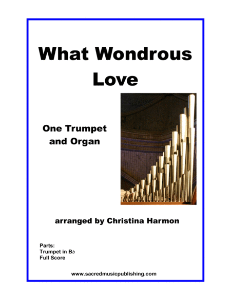 What Wondrous Love Is This - One Trumpet and Organ image number null