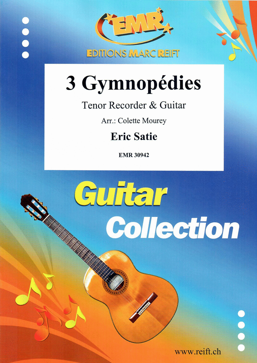 3 Gymnopedies Tenor Recorder scores gallery preview page 1