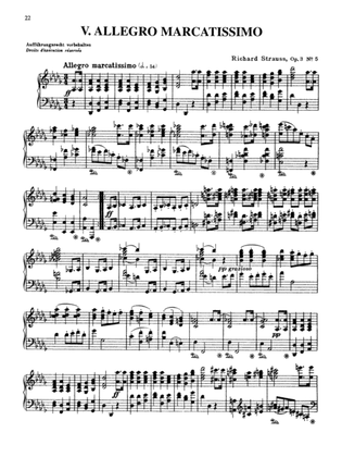 Strauss: Piano Pieces, Op. 3