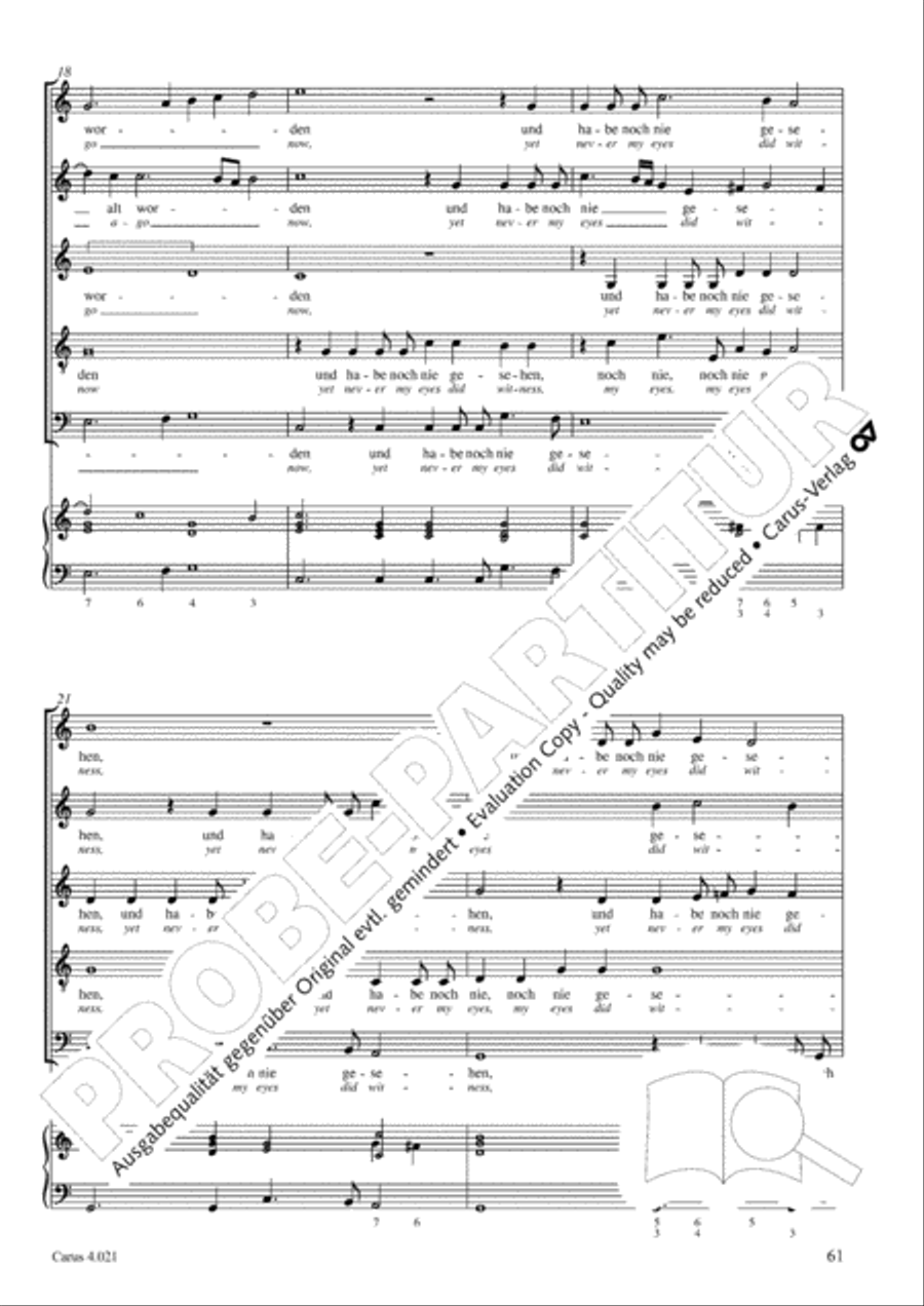 Schein: Israelsbrunnlein. Fontana d'Israel. Complete edition Choir scores gallery preview page 68