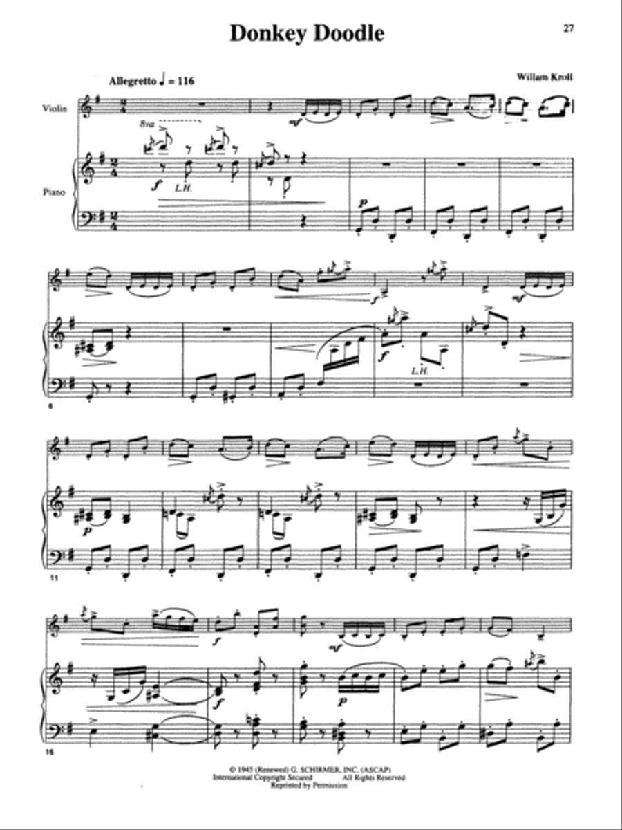 Solos for Young Violinists, Volume 1 Violin Solo scores gallery preview page 3