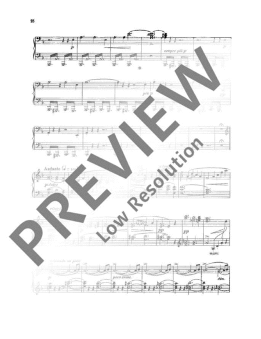 Overtures and Preludes Piano Solo scores gallery preview page 19