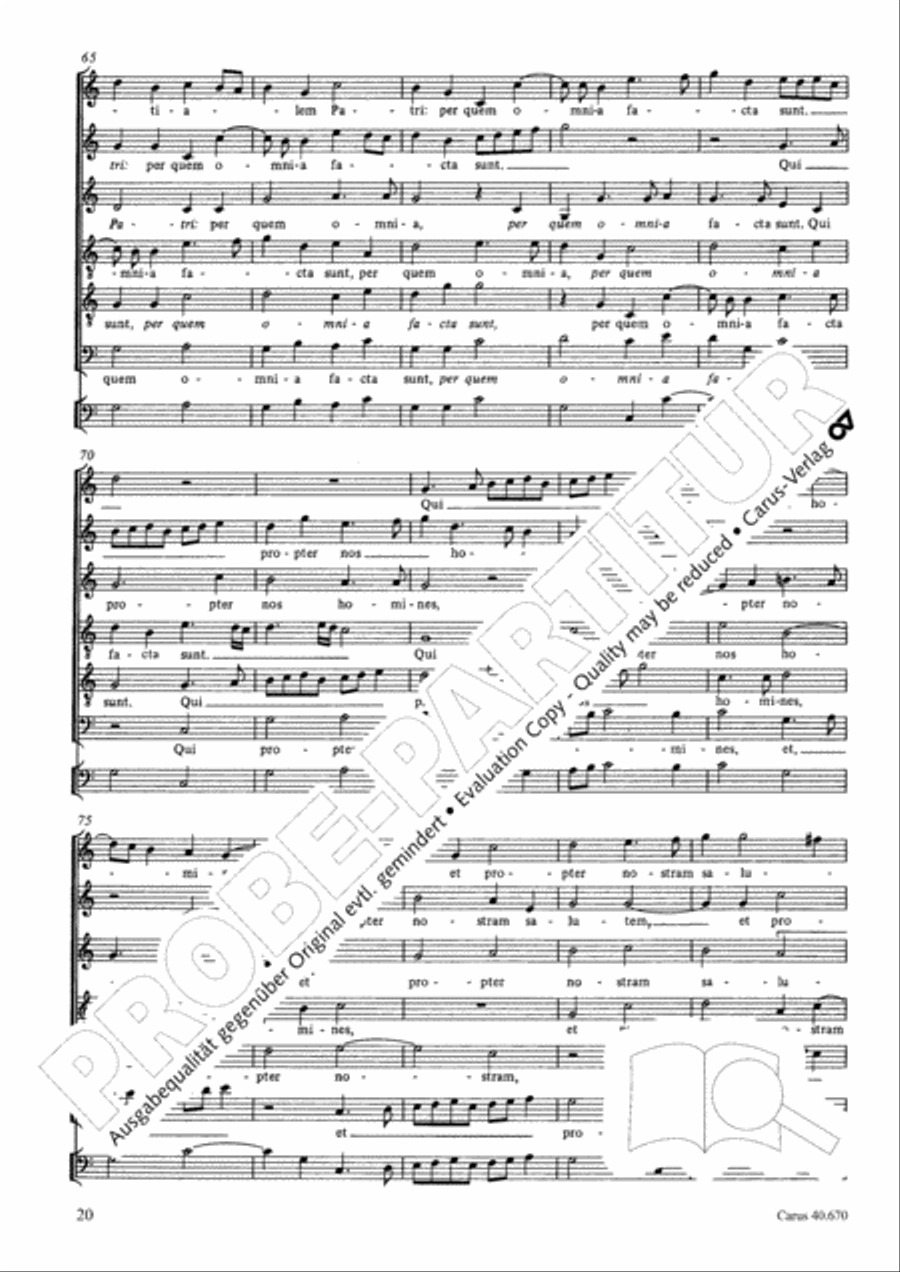 Missa in illo tempore Choir scores gallery preview page 33