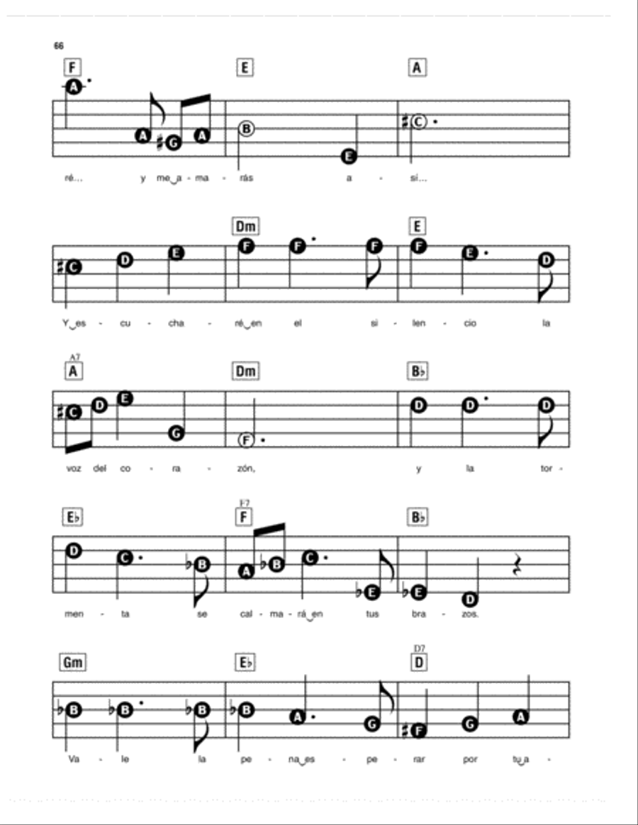 Un Dia Llegara Un Dia Llegara Electronic Keyboard scores gallery preview page 3