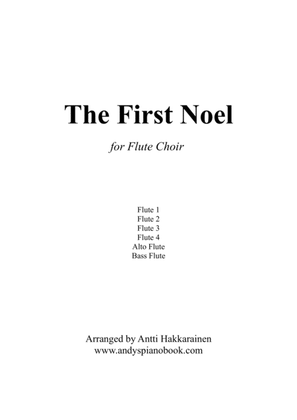 Book cover for The First Noel - Flute Choir