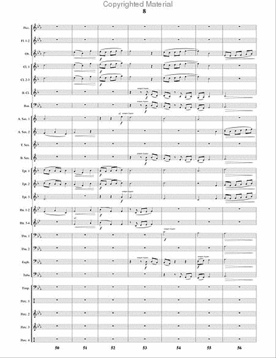 Tinker to Evers to Chance Concert Band scores gallery preview page 9