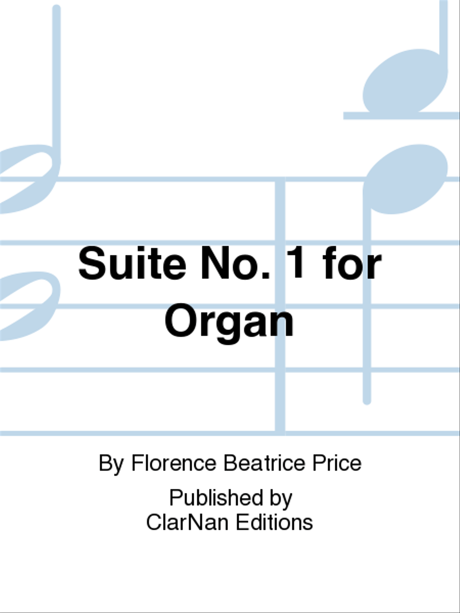 Suite No. 1 for Organ Organ Solo scores gallery preview page 1